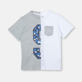 Logo 雙色有機棉Tee