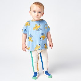 Baby 狗狗刷色有機棉Tee