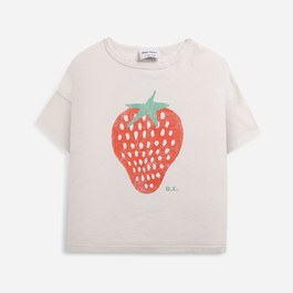 草莓刷色有機棉Tee(版型偏大)