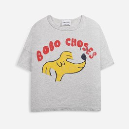 狗狗刷色有機棉Tee(版型偏大)