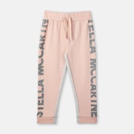 Stella McCartney Logo雙色運動褲