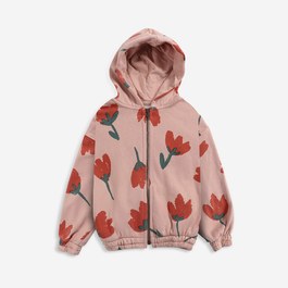 Big Flower 拉鍊連帽外套