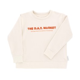 Baby THE DAY MARKET 繡字微刷毛衛衣(版型偏大)