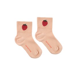 小草莓短襪