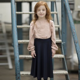 Greta 學院風飄飄中長裙