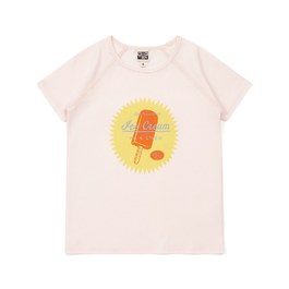 Ice Cream 薄棉Tee_淡粉 (偏合身版)